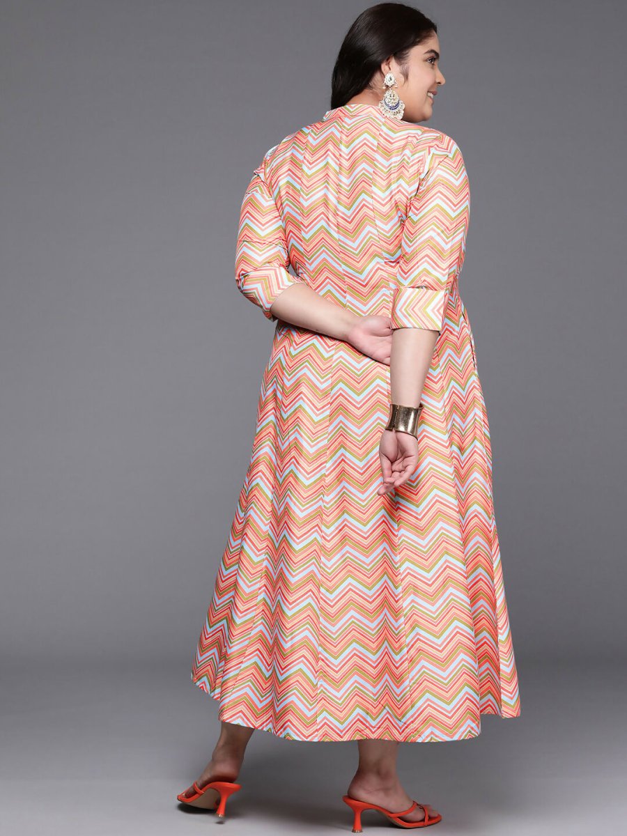 Ahalyaa Women's Traditional wear Ethnic Dress - Multi Color | Swadesiicart