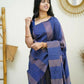 Partywear Designer Blue Banarasi Silk Fancy Saree - Starwalk | Swadesiicart