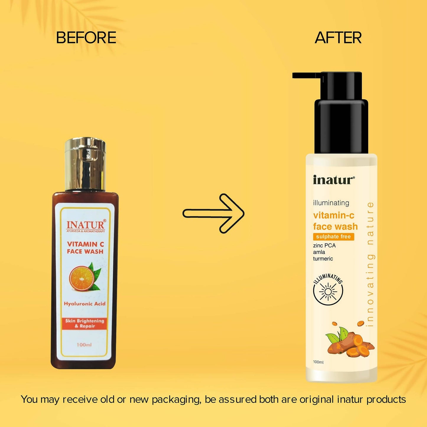 Inatur Vitamin C Face Wash - Swadesiicart