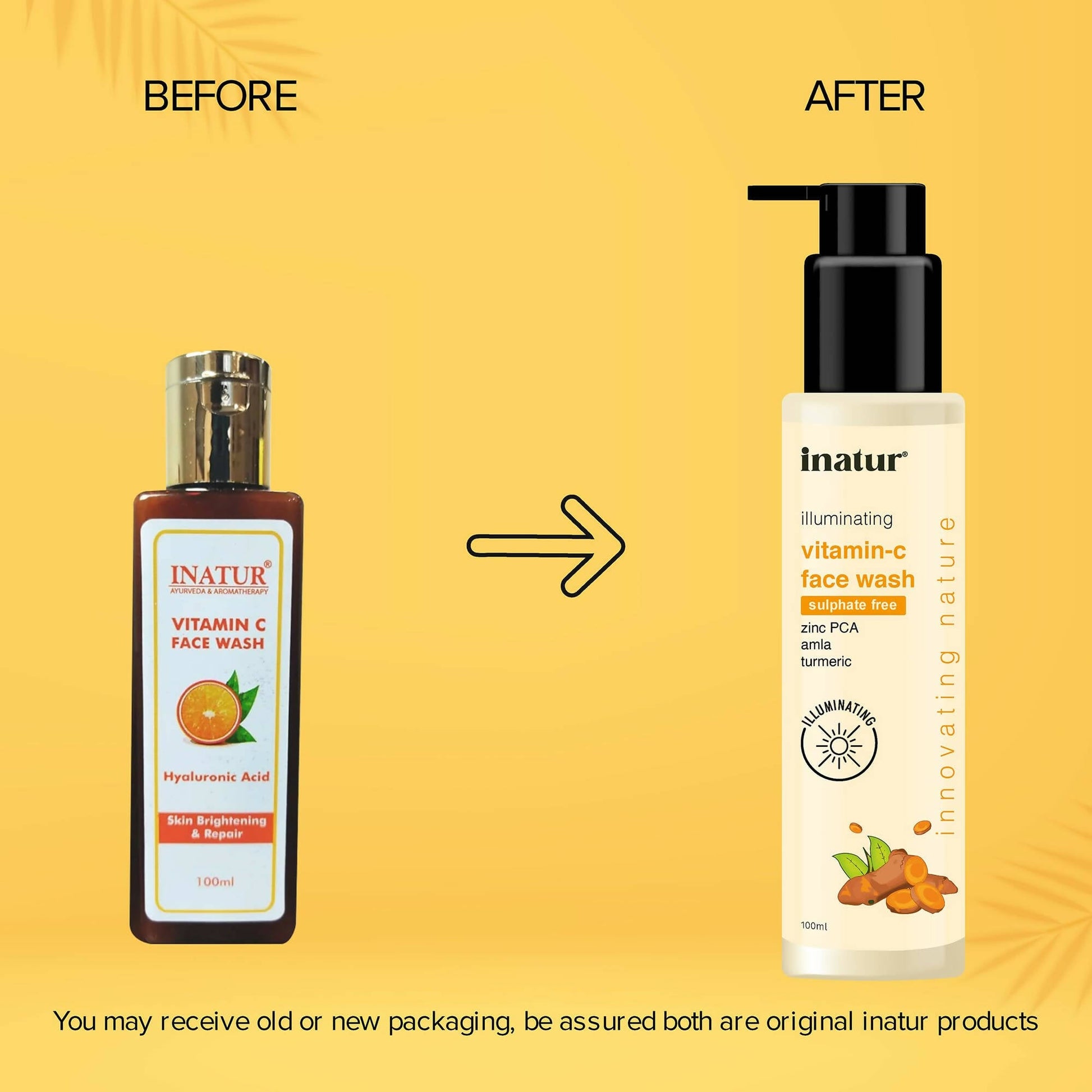Inatur Vitamin C Face Wash - Swadesiicart