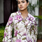 Vaasva Women's Cream Musline Viscose Digital Printed Cord Set - Swadesiicart