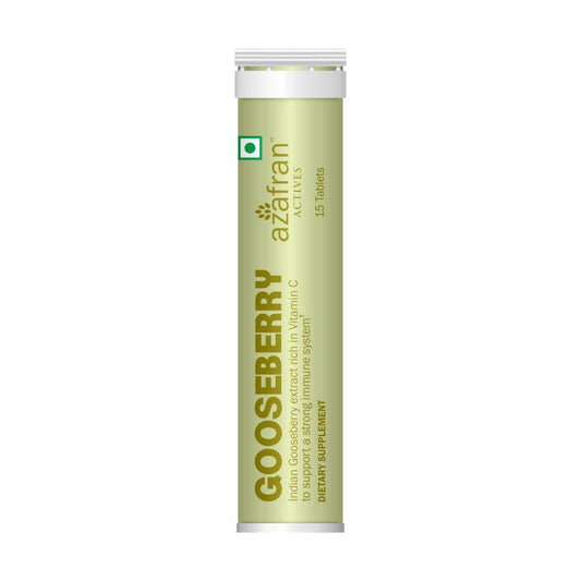Azafran Actives Organic Gooseberry Tablets | Swadesiicart
