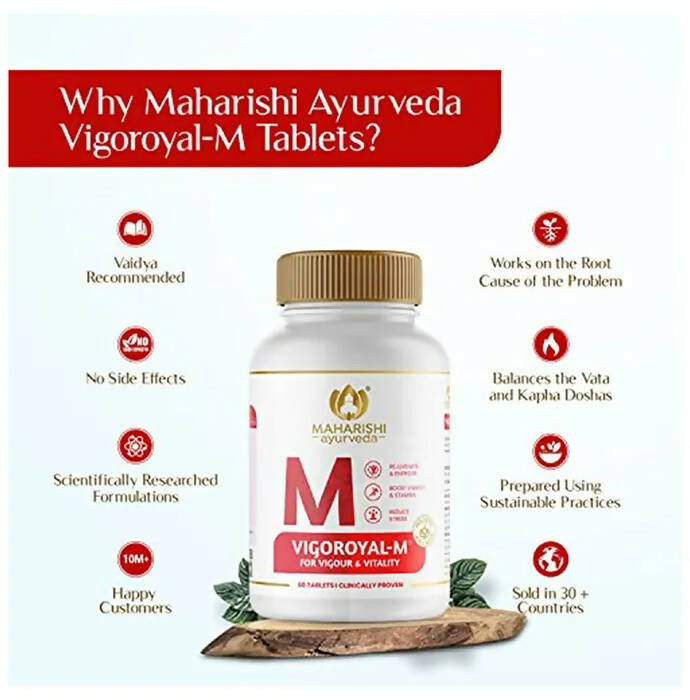 Maharishi Ayurveda Vigoroyal-M Tablets - Swadesiicart