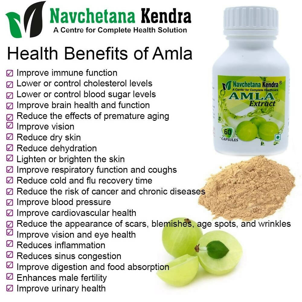 Navchetana Kendra Amla Extract Capsules - Swadesiicart