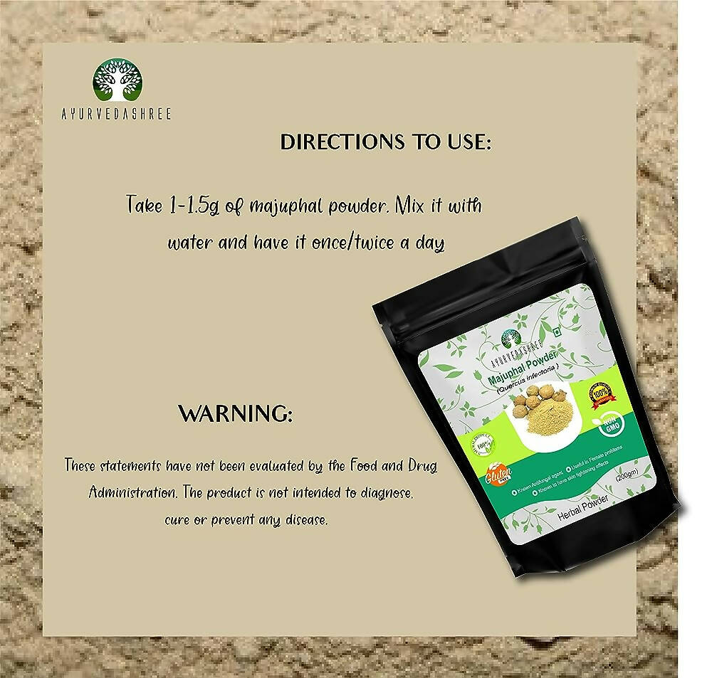 Ayurvedashree Majuphal Powder | Swadesiicart