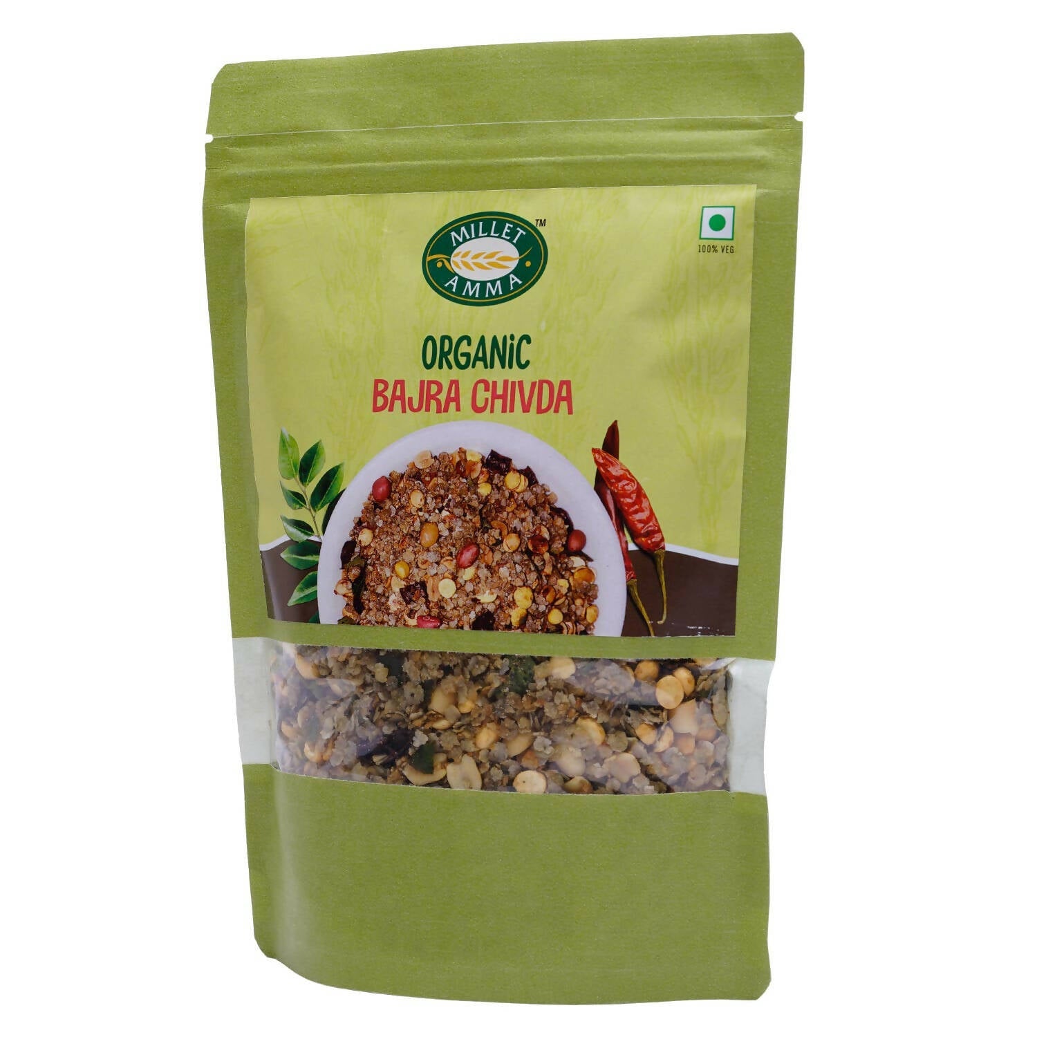 Millet Amma Organic Bajra Chivda Namkeen - Swadesiicart