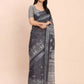 Shree Shyam Fashion Linen Cotton Black Saree