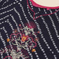 Anubhutee Women's Rayon Regular Straight Navy Blue Kurta | Swadesiicart