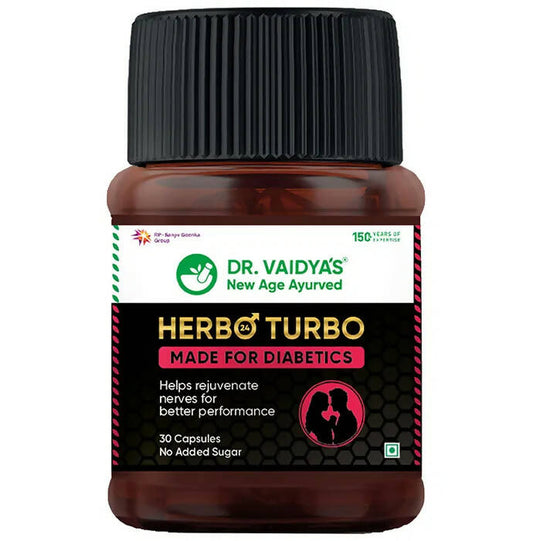 Dr. Vaidya's Herbo 24 Turbo Capsules Made For Diabetics | Swadesiicart