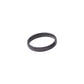 NVR Men's Black Stainless Steel Finger Ring - Swadesiicart