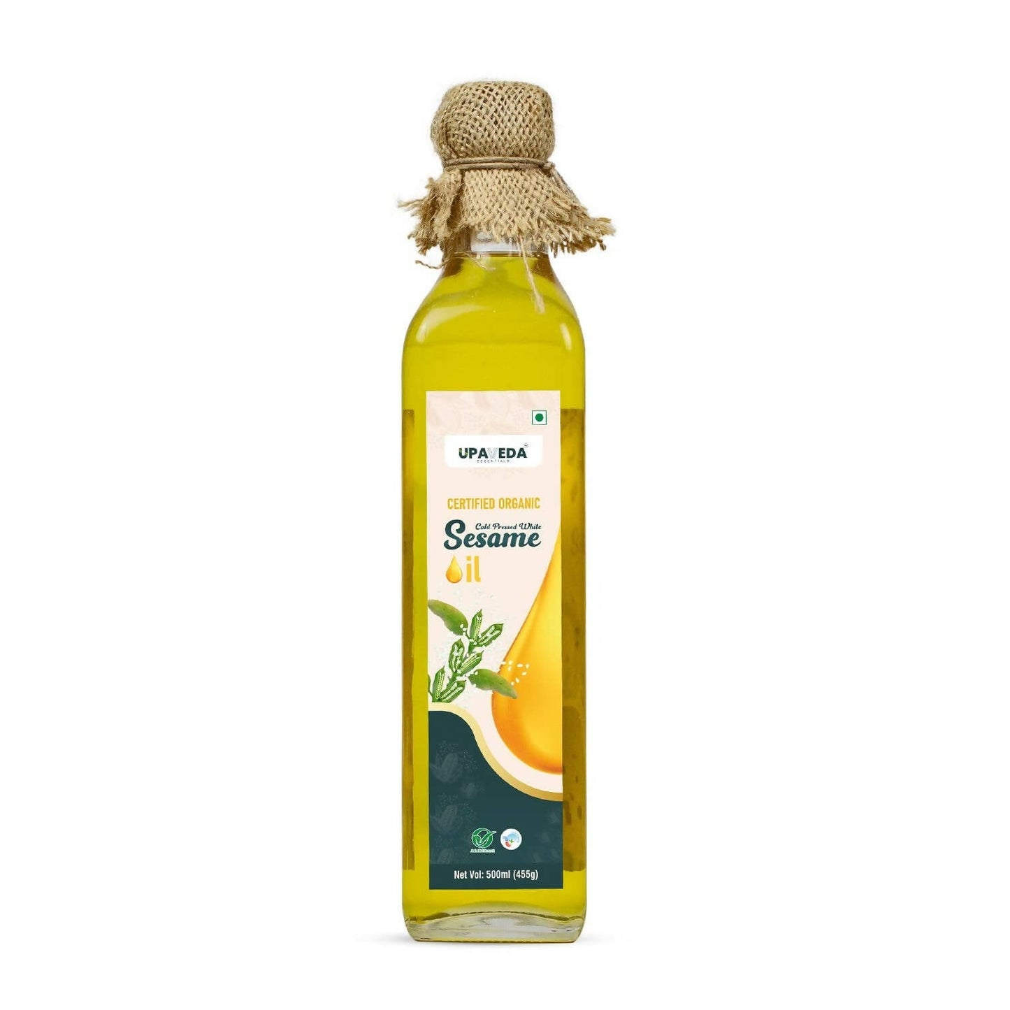 Upaveda Organic White Sesame Oil | Swadesiicart