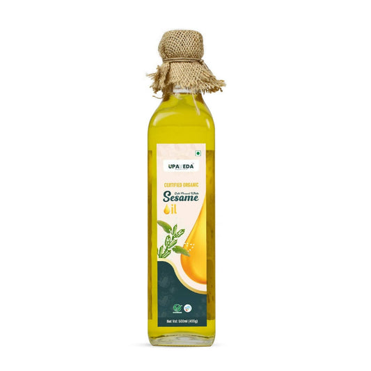 Upaveda Organic White Sesame Oil | Swadesiicart