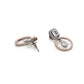 Stone kundan earrings (white) - Ruby Raang - Ruby Raang Studio