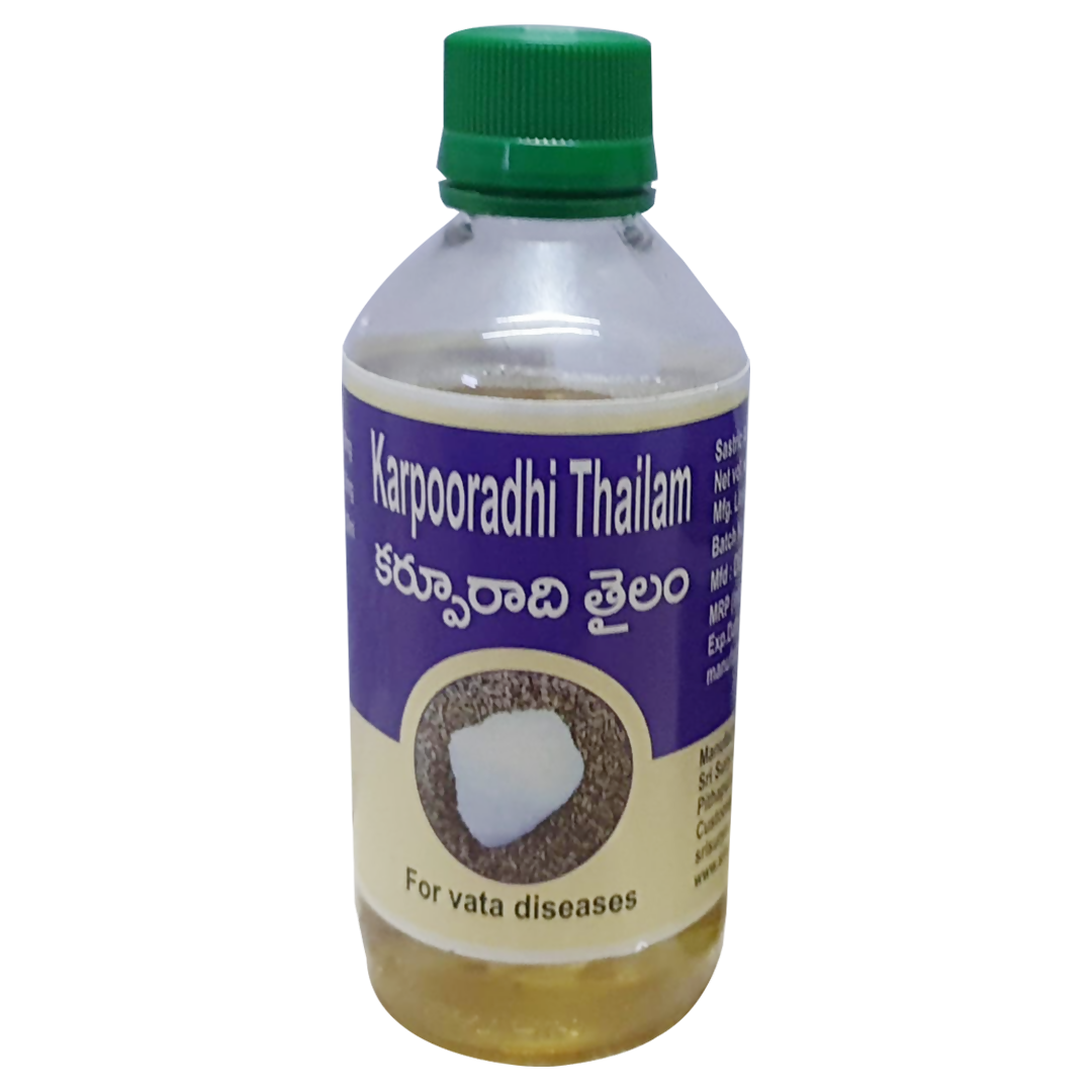 Sri Surya Ayurveda Karpooradhi Thailam - Swadesiicart