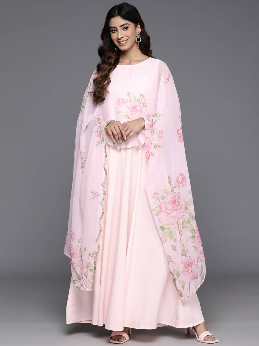 Ahalyaa Women's Traditional wear Dress - Pink | Swadesiicart