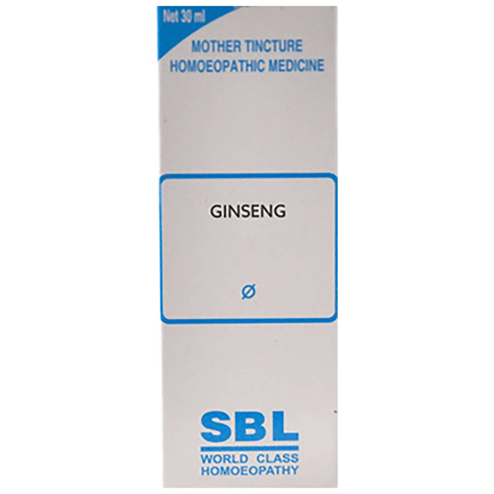 SBL Homeopathy Ginseng Mother Tincture Q | Swadesiicart