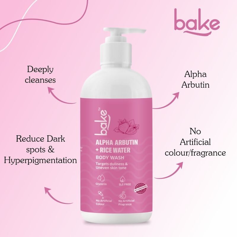 Bake Alpha Arbutin Body Wash | Swadesiicart