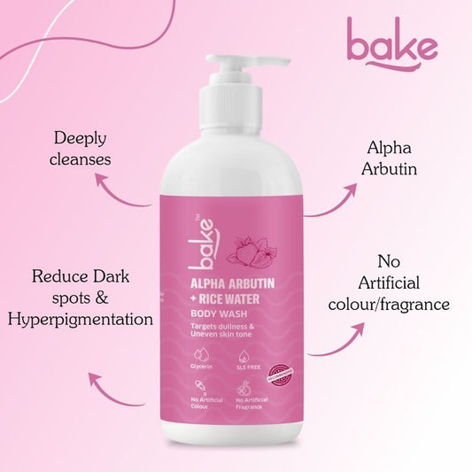 Bake Alpha Arbutin Body Wash | Swadesiicart