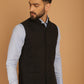 Even Apparels Pure Wool Nehru Jacket - Charcoal | Swadesiicart