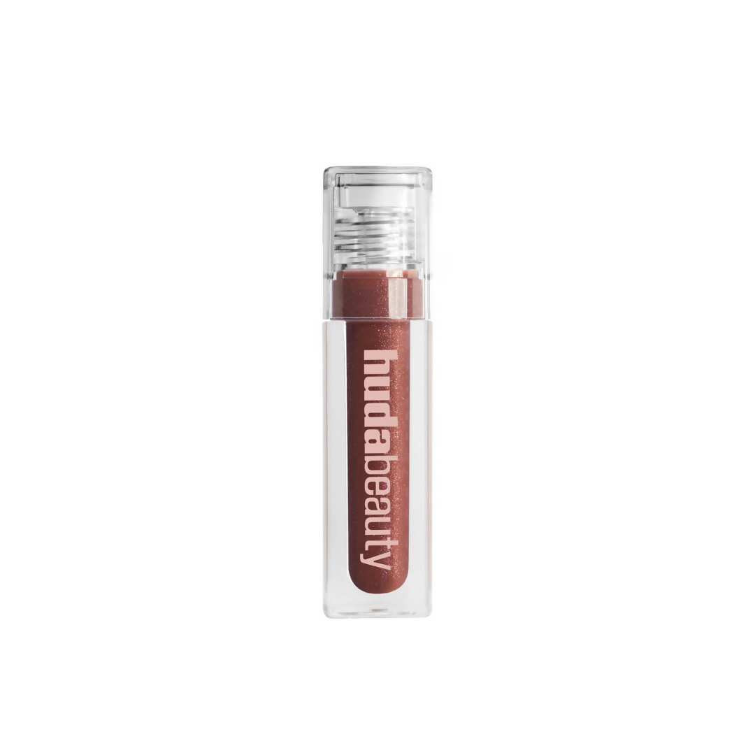 Huda Beauty Icy Nude Faux Filler Lip Gloss - She Fire | Swadesiicart