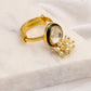 Kundan Ring with Pearls (Gold) - Ruby Raang | Swadesiicart