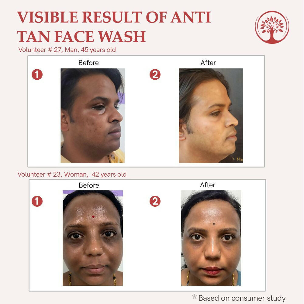 Ivory Natural Tan Face Wash For Crystal Clear And Radiant Skin | Swadesiicart