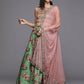 Ahalyaa Women's Traditional wear Lehenga Choli - Green | Swadesiicart