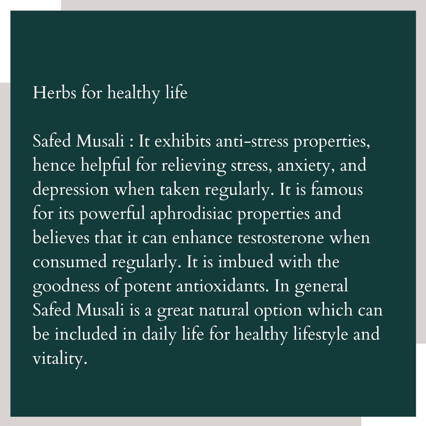 Satvi Wellness Safed Musli Powder | White Musli Powder | Men Wellness - Swadesiicart