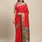 Shree Shyam Fashion Silk Blend Red Saree