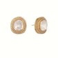 Nuyug Golden Spark Anti Tarnish studs | Swadesiicart