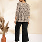 Janasya Black Crepe Solid Top,Bottom & Jacket | Swadesiicart