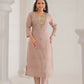 Ethnic Festive Wear Chanderi with Cotton Lining Beige Stitched Suit With Dupatta - Tanisha | Swadesiicart