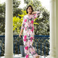 Casual Fashionable Multi Muslin Cotton co-ord set - Manya - Swadesiicart