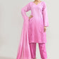 Joban Fashion Womens Cotton ChikanKari Light pink Kurta set - Swadesiicart