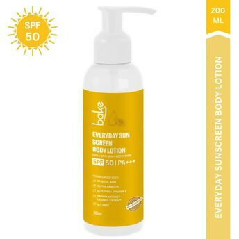 Bake Everyday Sunscreen Body Lotion SPF 50 PA+++ | Swadesiicart