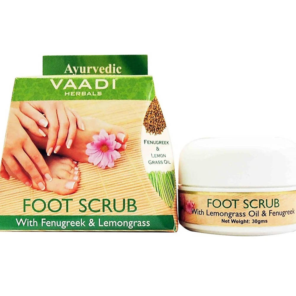 Vaadi Herbals Foot Scrub with Fenugreek and Lemongrass Oil - Swadesiicart