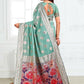 Shree Shyam Fashion Linen Cotton Rama Green Saree