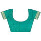 Joban Fashion Sea Green Banarasi Soft Silk Woven Saree | Swadesiicart