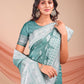 Shree Shyam Fashion Varnika Sea Green Linen Cotton Saree