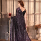 Dishitha Creation Indian Women's Designer Georgette Sequence Saree - Purple | Swadesiicart