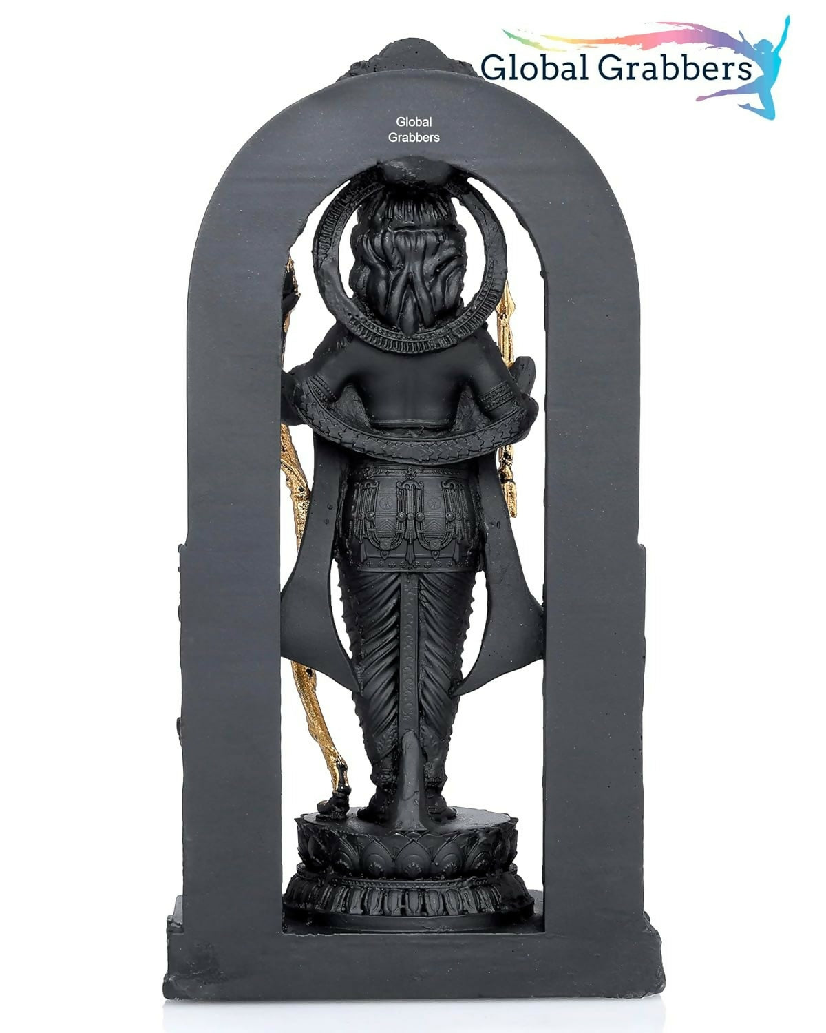 Global Grabbers Polyresin 3D Ram Lalla Ayodhya Idol - Swadesiicart