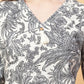 Joban Fashion Grey Cotton Printed & Hand Work Co-ord Set - Swadesiicart
