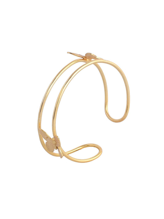 VOJ Women Gold Color stainless steel Bracelet - Swadesiicart