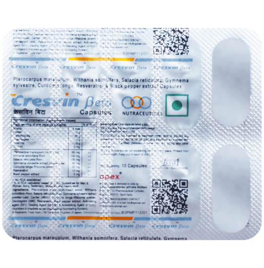 Apex Cresvin Beta Capsules | Swadesiicart