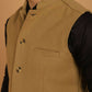 Even Apparels Pure Wool Nehru Jacket - Beige | Swadesiicart