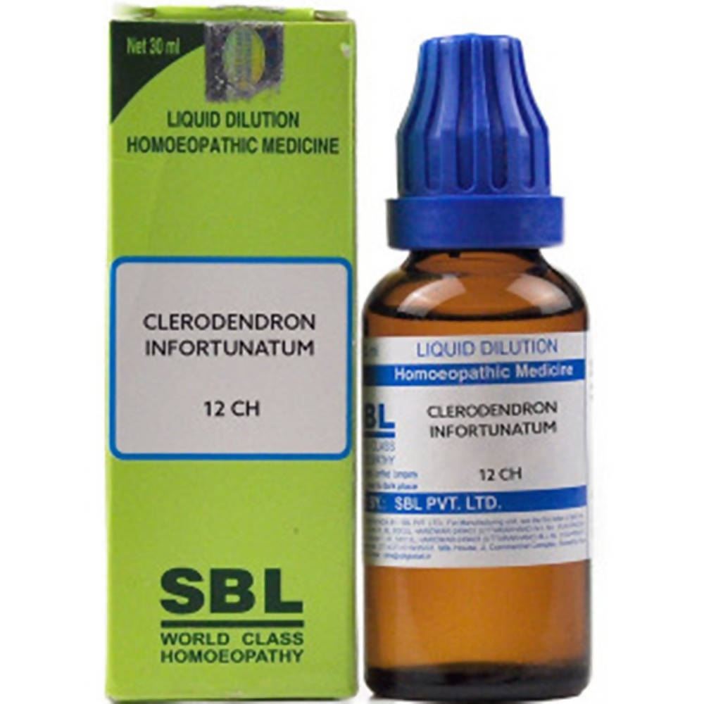 SBL Homeopathy Clerodendron Infortunatum Dilution | Swadesiicart