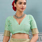 Shree Shyam Fashion Pista Silk Saree