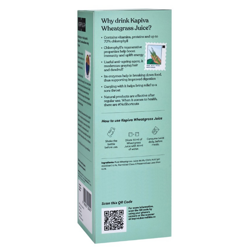Kapiva Ayurveda Wheat Grass Juice - Swadesiicart