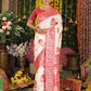 Shree Shyam Fashion Silk White Saree