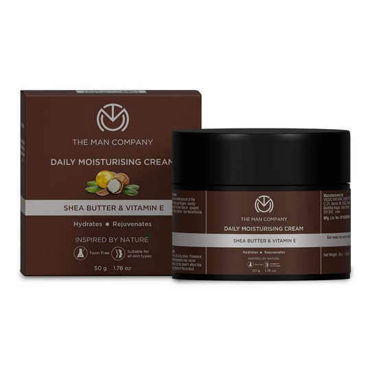 The Man Company Non-Sticky Daily Moisturizing Cream For Dry Skin - Swadesiicart